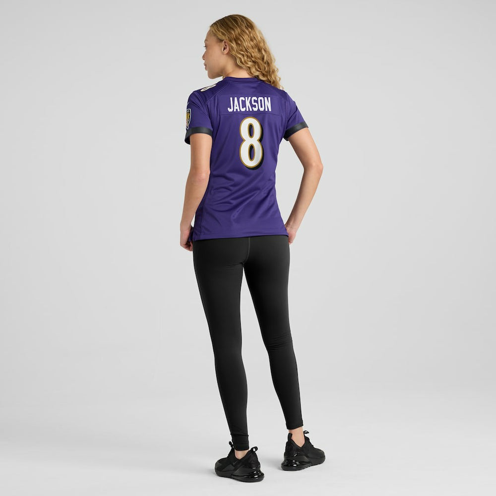 Lamar Jackson Baltimore Ravens Women's Game Player Jersey - Purple - Nike