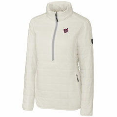 Washington Nationals Cutter & Buck Women's Rainier Half-Zip Popover Jacket for sale