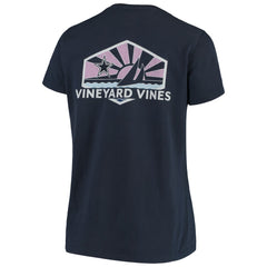 Dallas Cowboys Vineyard Vines Women's Sunset Sail T-Shirt - Navy - NFL