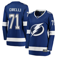 Anthony Cirelli Tampa Bay Lightning Fanatics Women's Home Breakaway Player Jersey - Blue | Fanatics discount