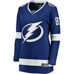 Erik Cernak Tampa Bay Lightning Fanatics Women's Home Breakaway Player Jersey - Blue | Fanatics Clearance