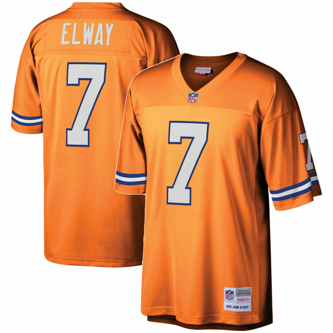 John Elway Denver Broncos Youth 1990 Legacy Retired Player Jersey - Orange - Mitchell & Ness