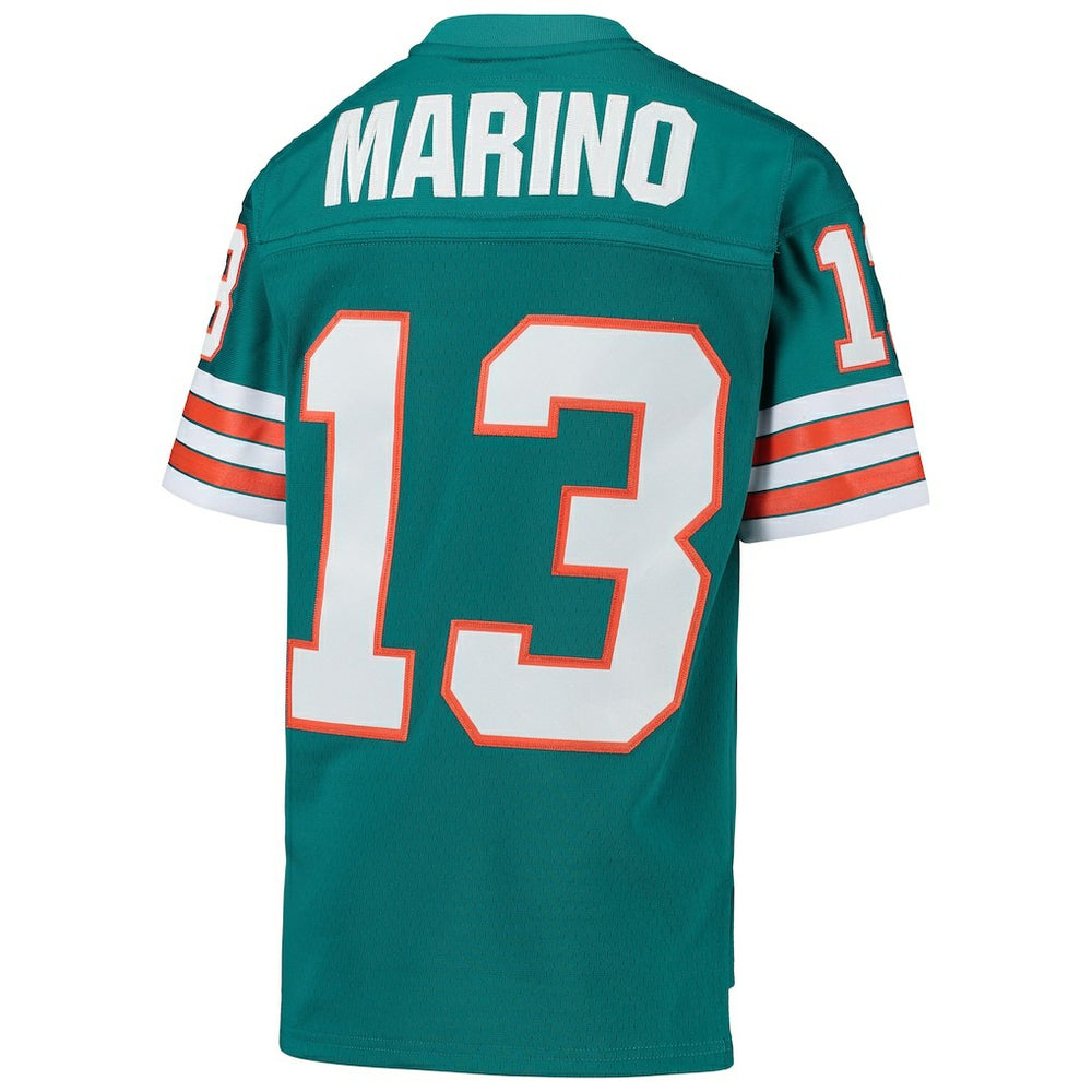 Dan Marino Miami Dolphins Youth 1984 Legacy Retired Player Jersey - Aqua - Mitchell & Ness