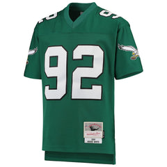 Reggie White Philadelphia Eagles Youth 1990 Legacy Retired Player Jersey - Green - Mitchell & Ness