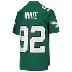 Reggie White Philadelphia Eagles Youth 1990 Legacy Retired Player Jersey - Green - Mitchell & Ness