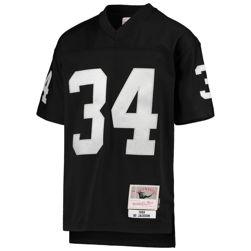 Bo Jackson Las Vegas Raiders Youth 1988 Legacy Retired Player Jersey - Black - Mitchell & Ness