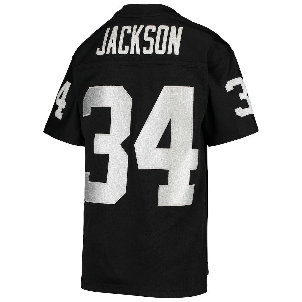 Bo Jackson Las Vegas Raiders Youth 1988 Legacy Retired Player Jersey - Black - Mitchell & Ness