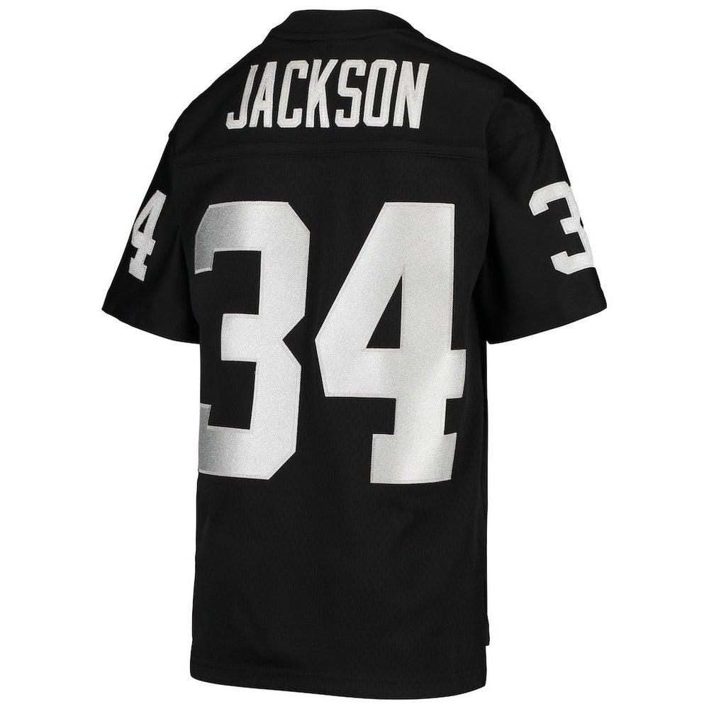 Bo Jackson Las Vegas Raiders Youth 1988 Legacy Retired Player Jersey - Black - Mitchell & Ness