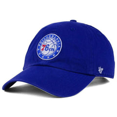 47 brand Philadelphia 76ers '47 Core Logo Clean Up Adjustable Hat Royal