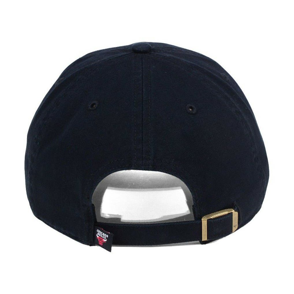 47 brand Chicago Bulls '47 Core Logo Clean Up Adjustable Hat Black