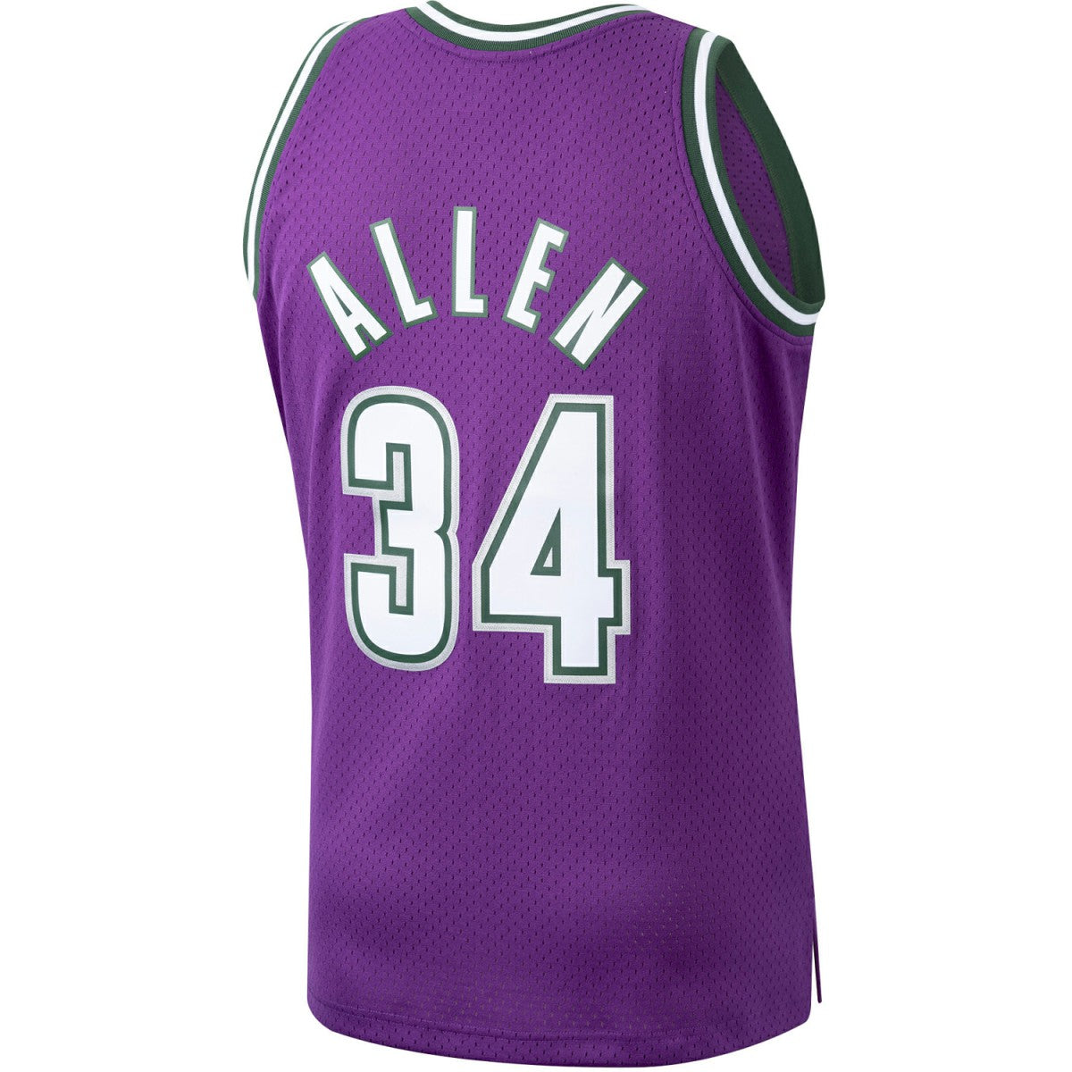 Mitchell & Ness Ray Allen Milwaukee Bucks 2000/01 Hardwood Classics Swingman Jersey Purple