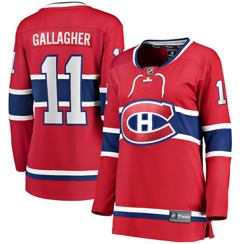 Brendan Gallagher Montreal Canadiens Fanatics Women's Home Breakaway Player Jersey - Red | Fanatics Clearance