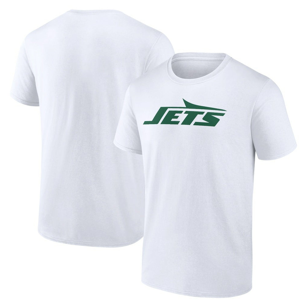 New York Jets Primary Logo T-Shirt - White - NFL