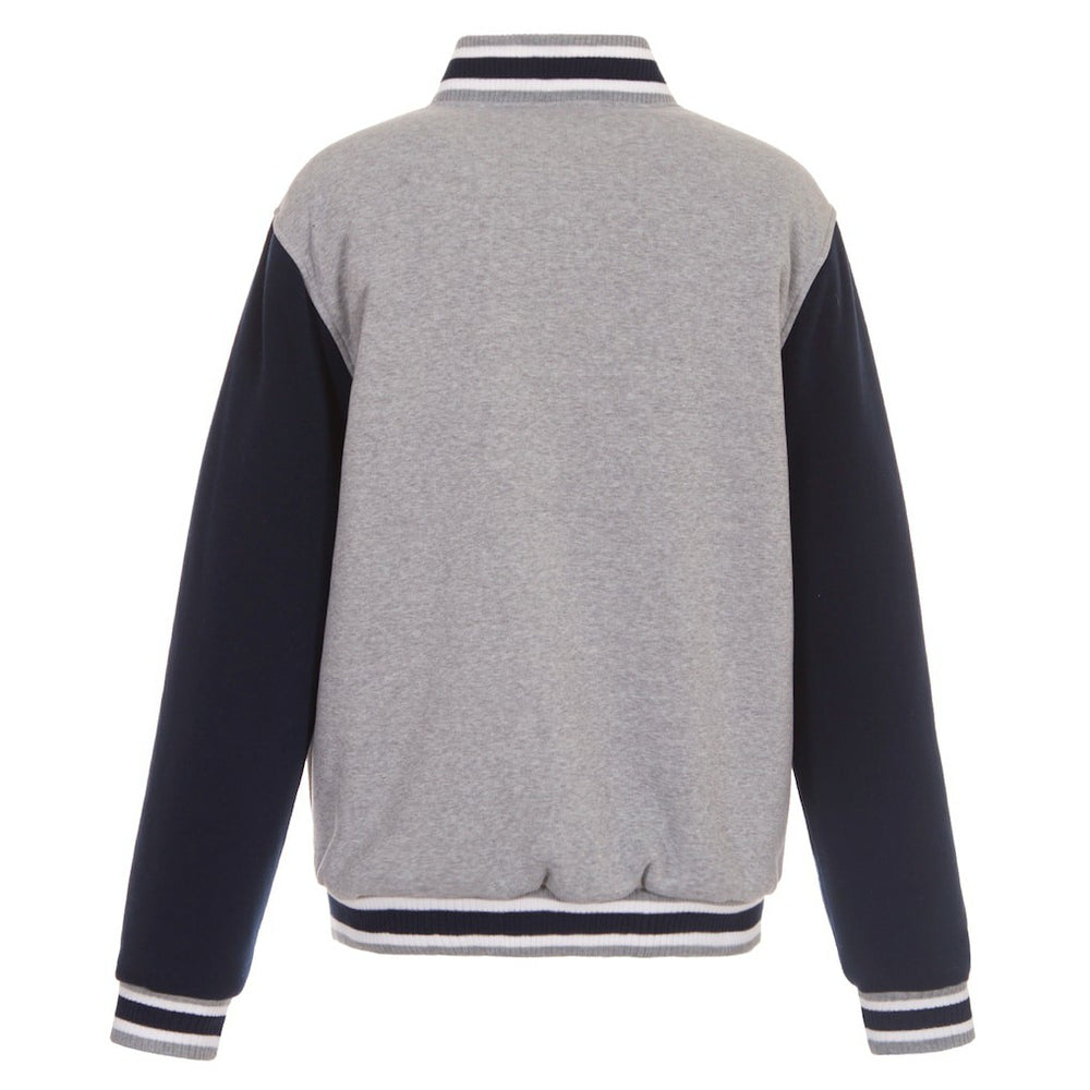 Dallas Cowboys JH Design Reversible Two Tone Fleece Jacket - Gray/Navy - NFL