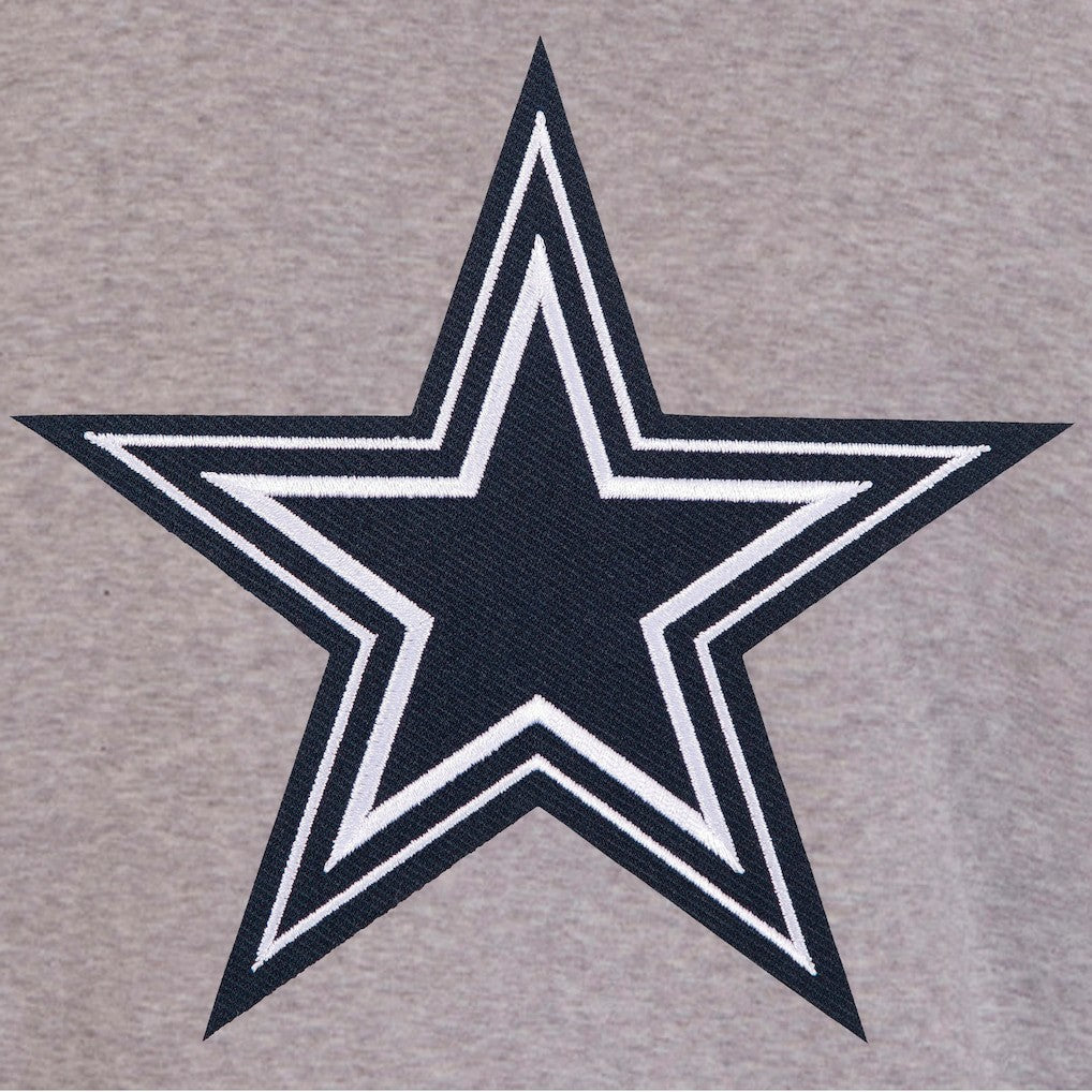 Dallas Cowboys JH Design Reversible Two Tone Fleece Jacket - Gray/Navy - NFL