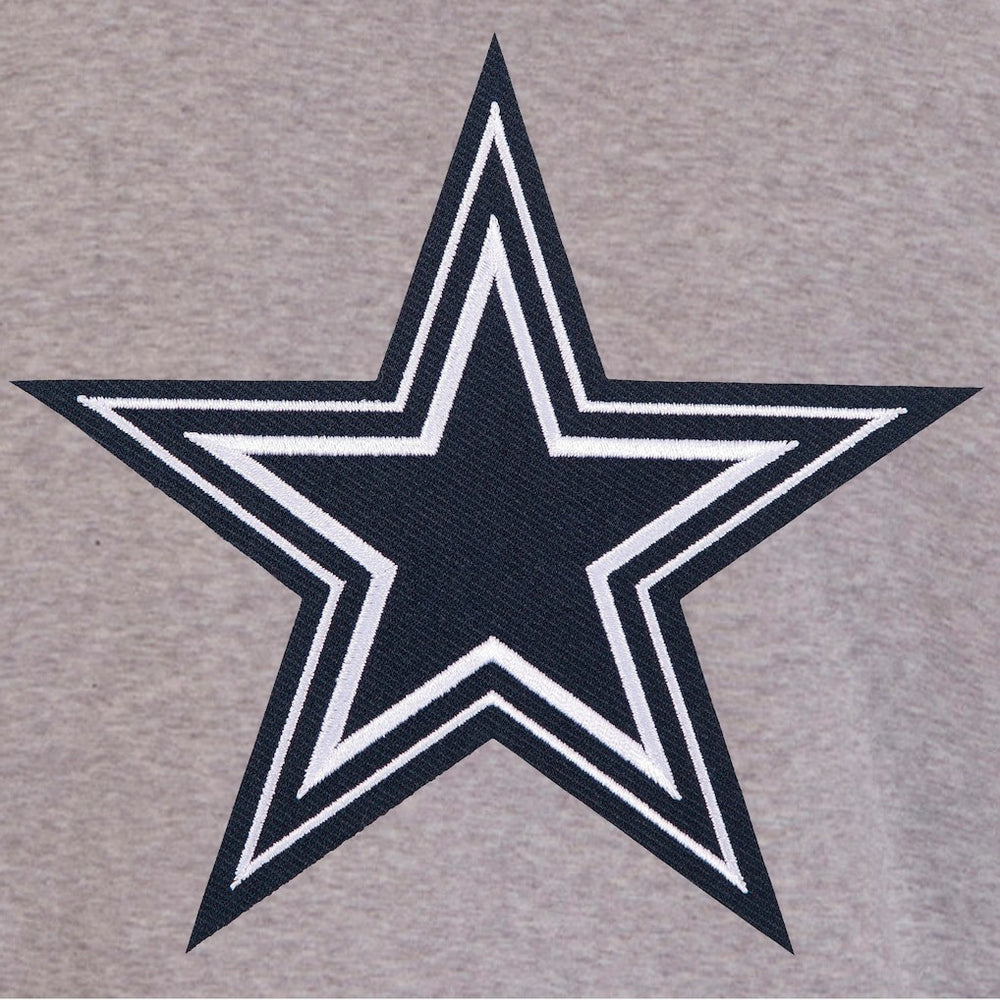 Dallas Cowboys JH Design Reversible Two Tone Fleece Jacket - Gray/Navy - NFL