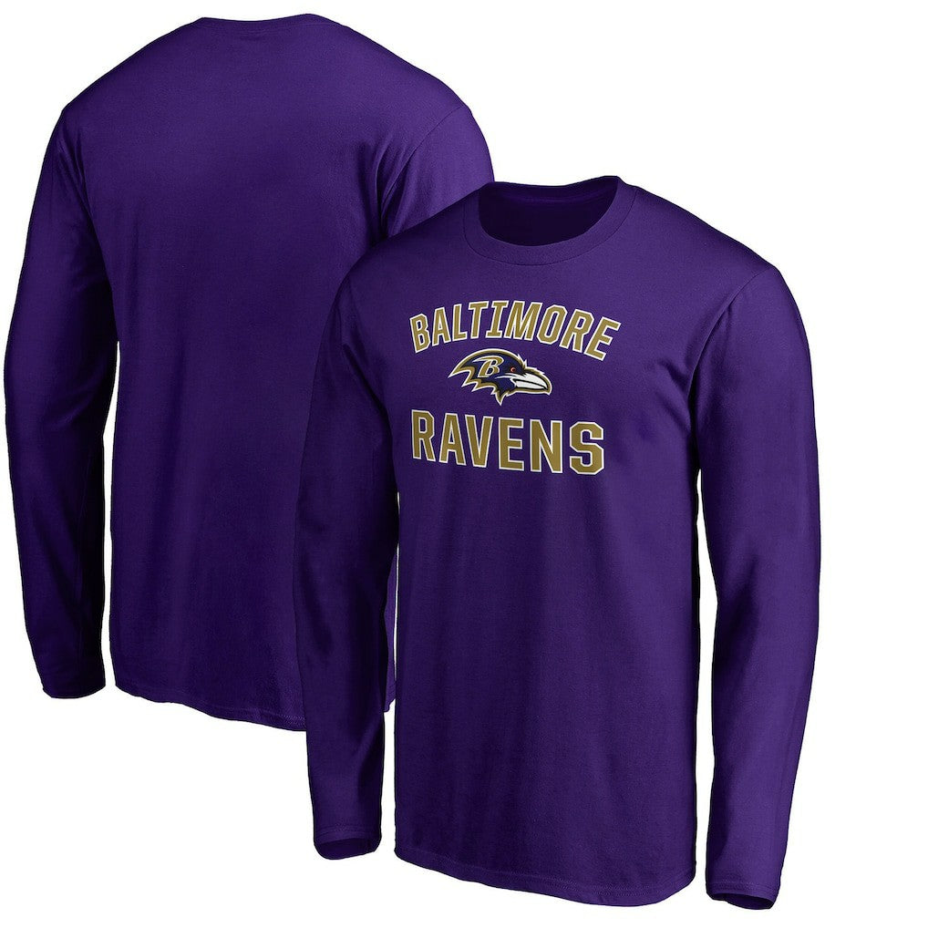 Baltimore Ravens Victory Arch Long Sleeve T-Shirt - Purple - NFL