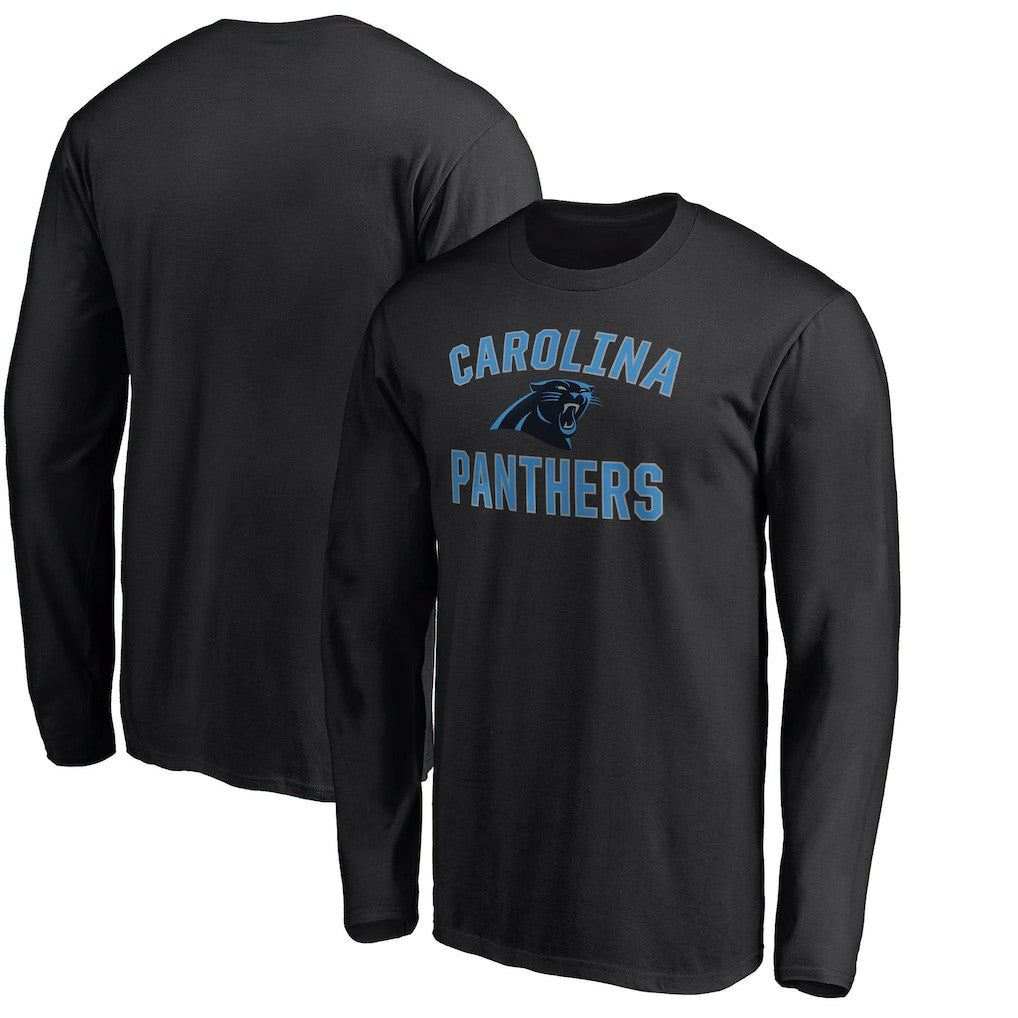 Carolina Panthers Victory Arch Long Sleeve T-Shirt - Black - NFL