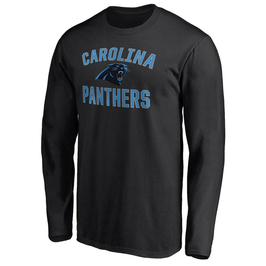 Carolina Panthers Victory Arch Long Sleeve T-Shirt - Black - NFL