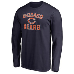 Chicago Bears Victory Arch Long Sleeve T-Shirt - Navy - NFL