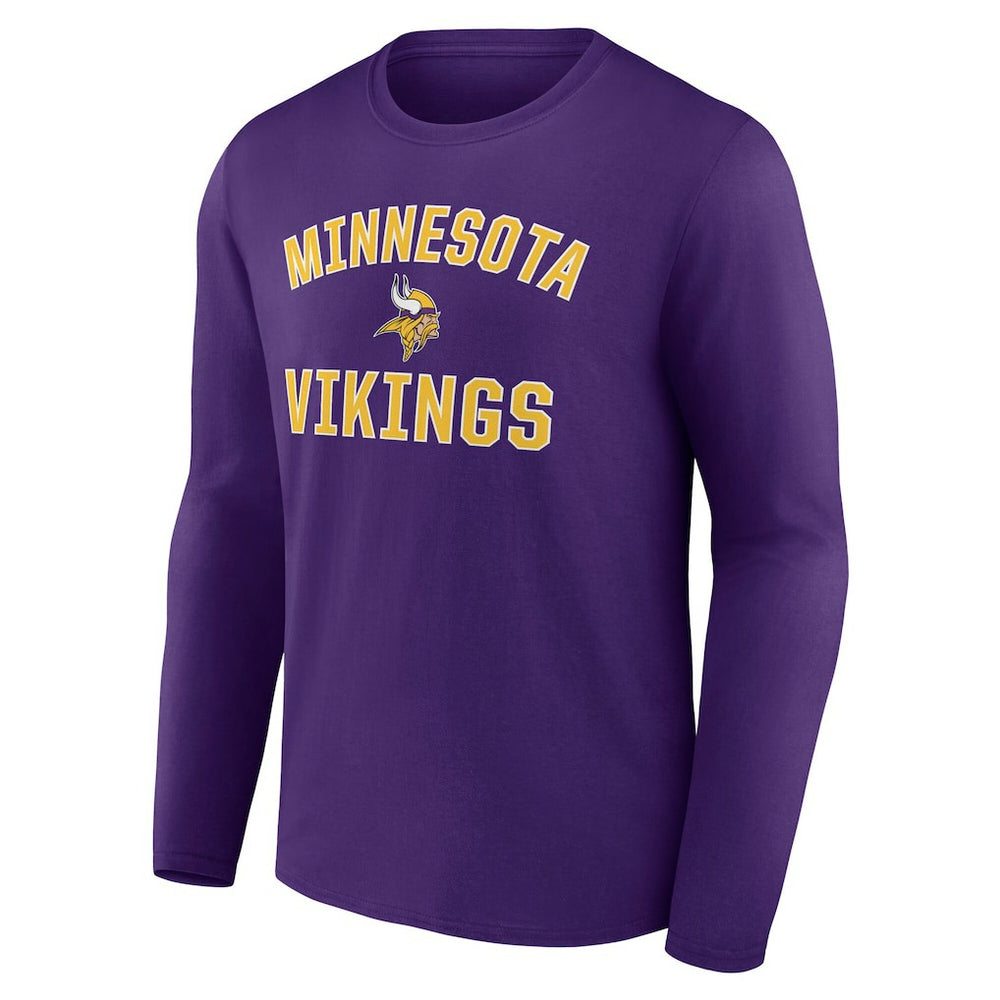 Minnesota Vikings Victory Arch Long Sleeve T-Shirt - Purple - NFL