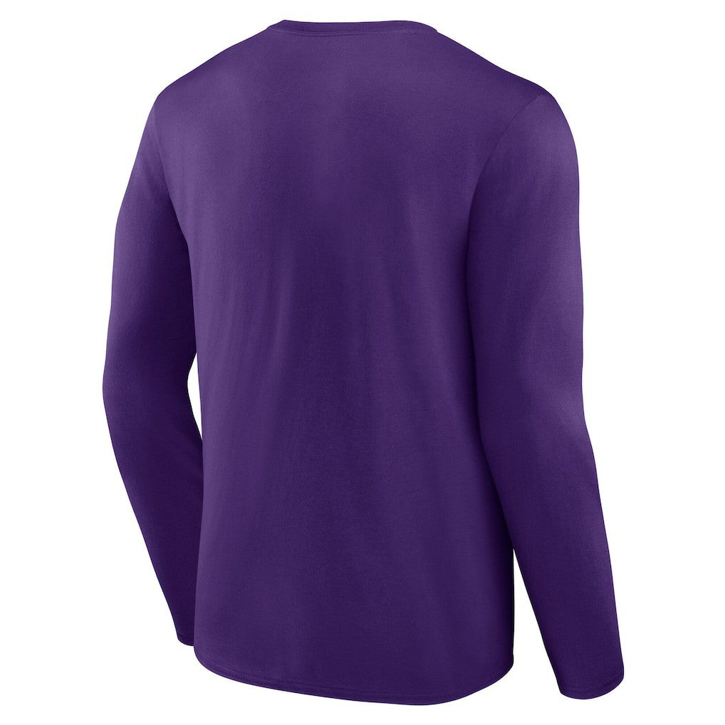 Minnesota Vikings Victory Arch Long Sleeve T-Shirt - Purple - NFL