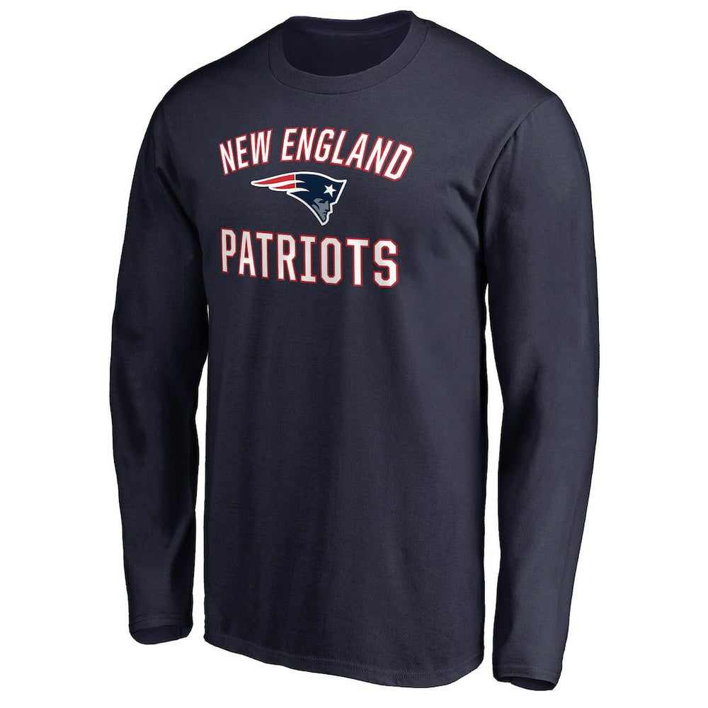 New England Patriots Victory Arch Long Sleeve T-Shirt - Navy - NFL