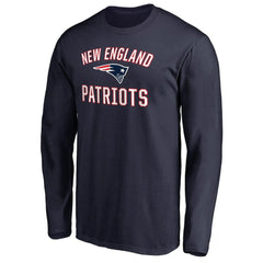 New England Patriots Victory Arch Long Sleeve T-Shirt - Navy - NFL