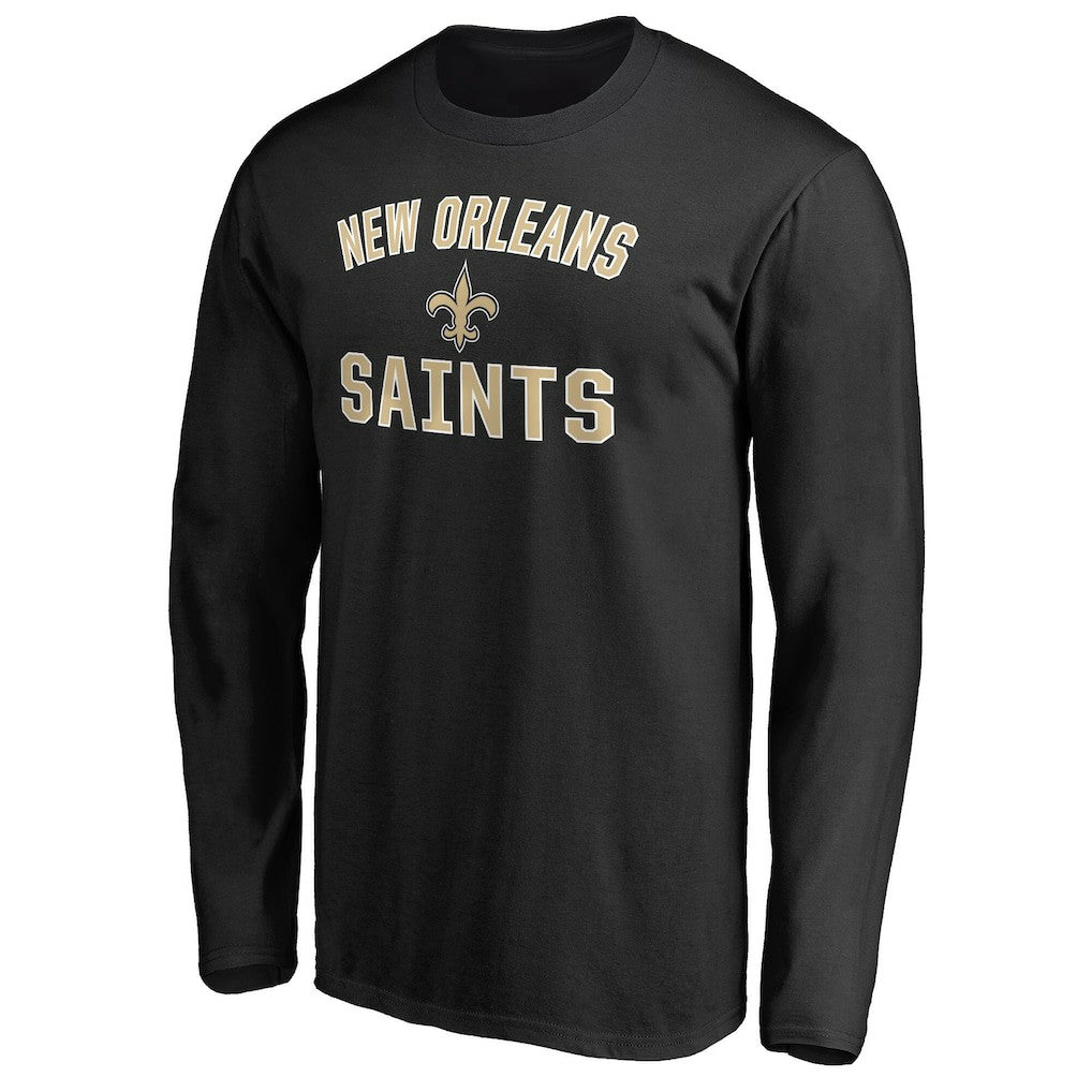 New Orleans Saints Victory Arch Long Sleeve T-Shirt - Black - NFL