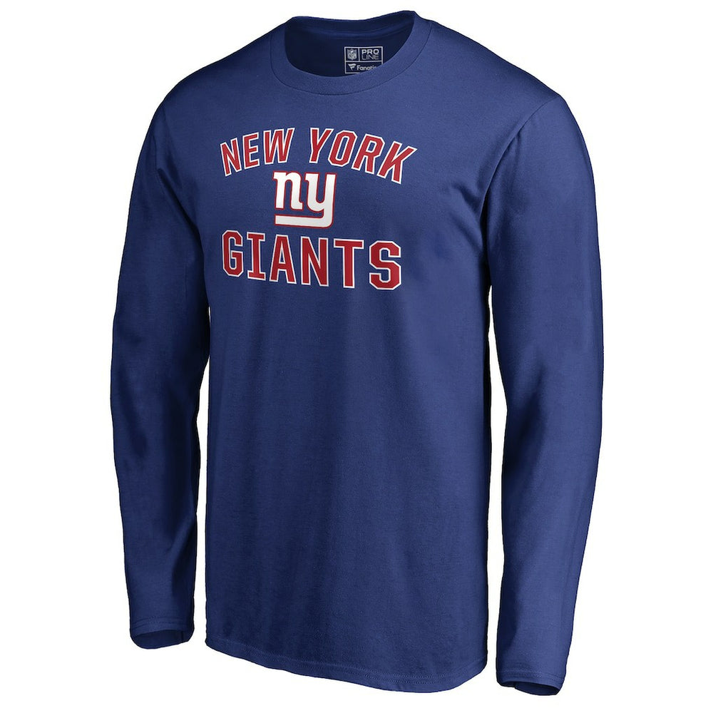 New York Giants Victory Arch Long Sleeve T-Shirt - Royal - NFL