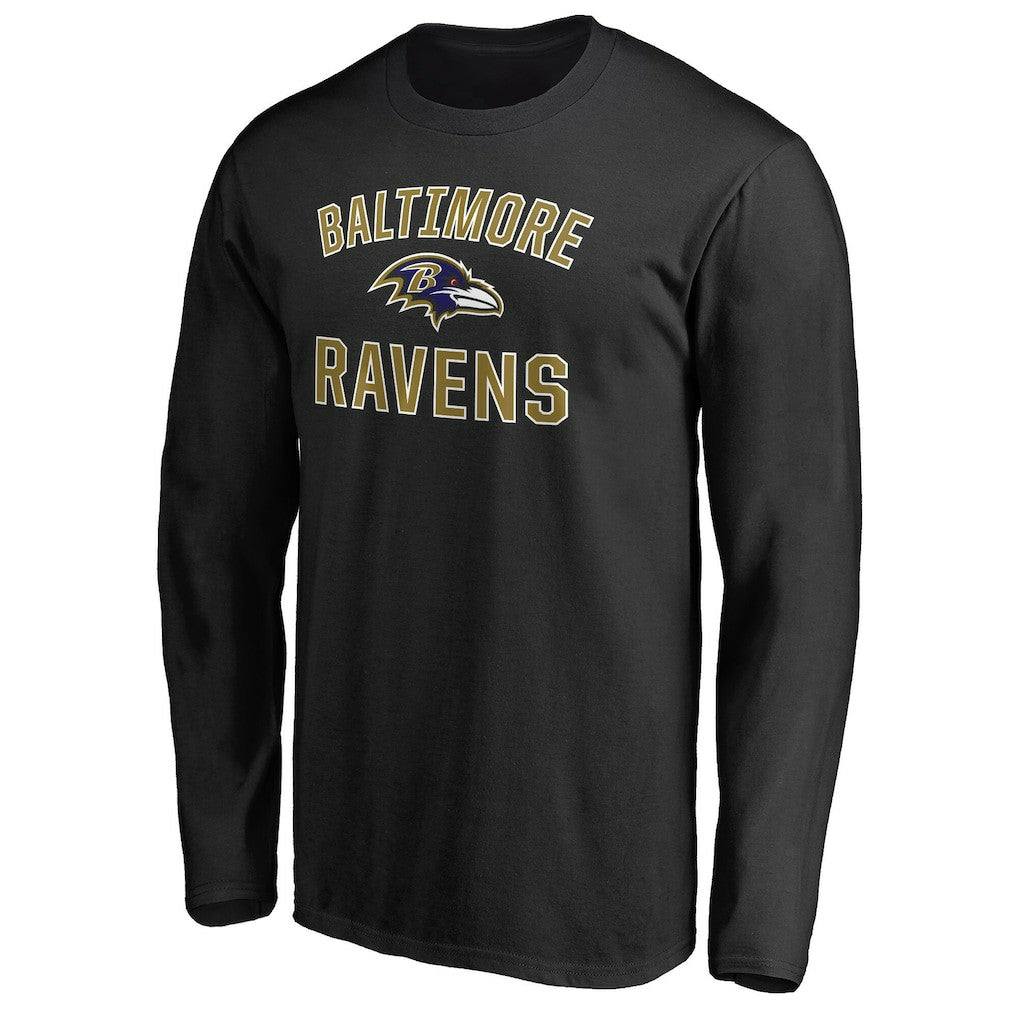 Baltimore Ravens Victory Arch Long Sleeve T-Shirt - Black - NFL