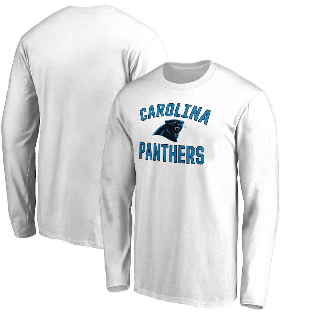 Carolina Panthers Victory Arch Long Sleeve T-Shirt - White - NFL