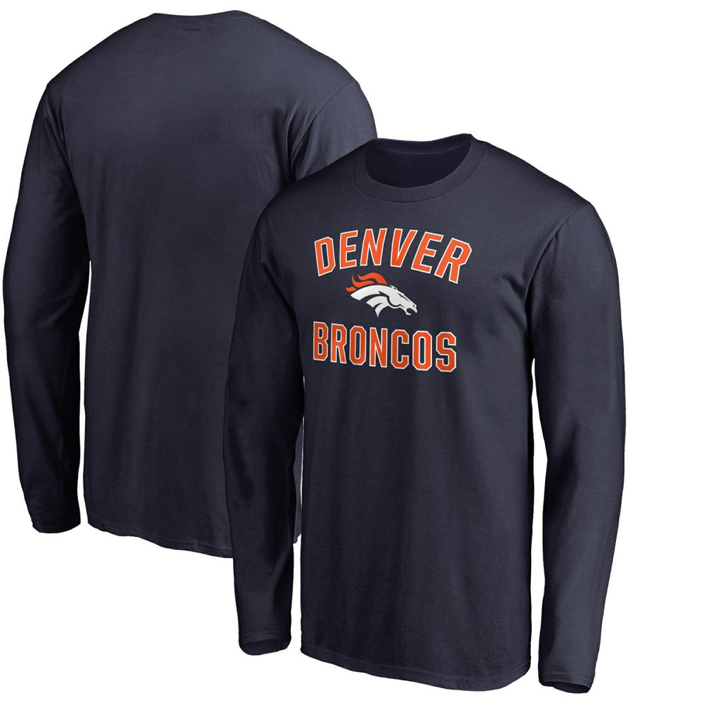 Denver Broncos Victory Arch Long Sleeve T-Shirt - Navy - NFL
