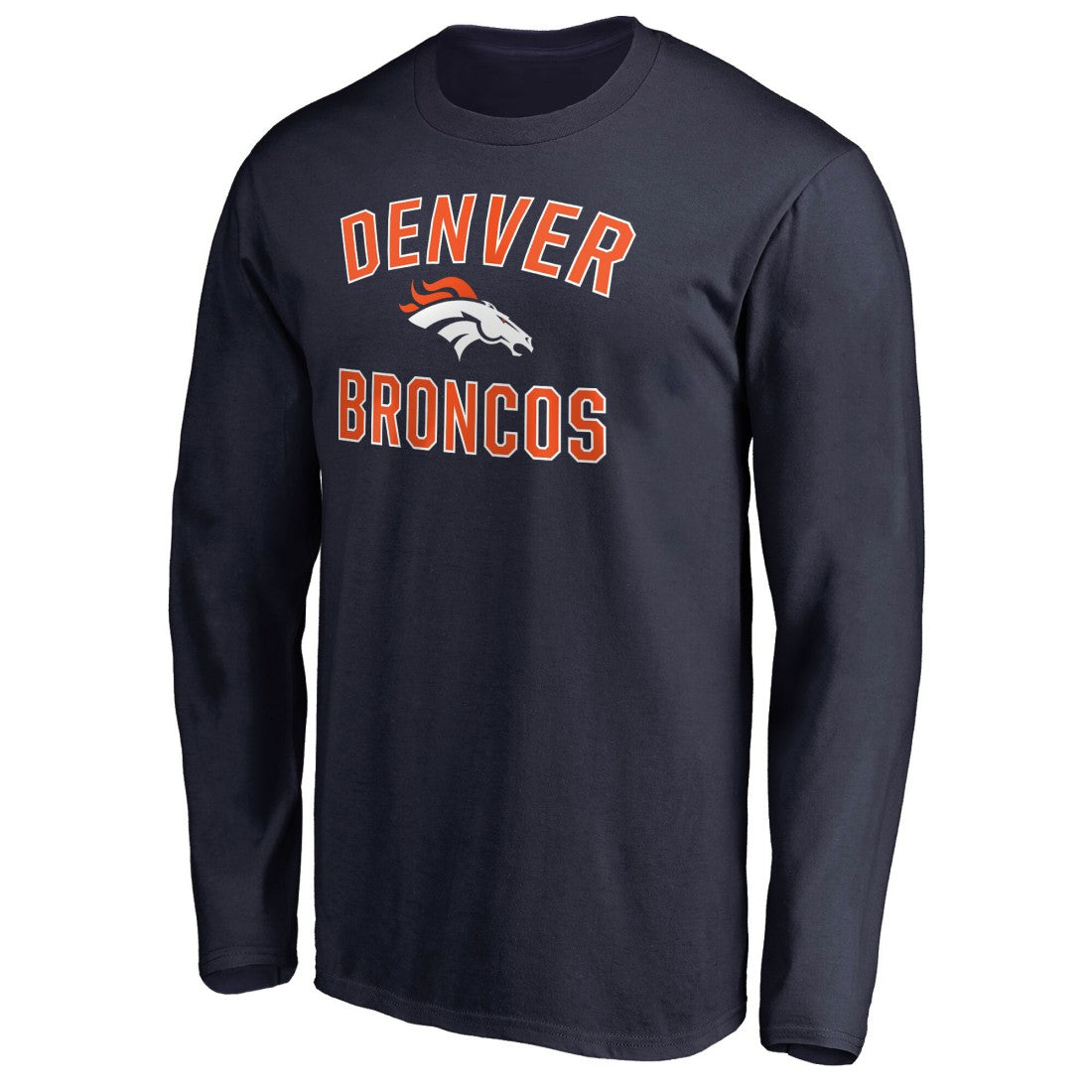 Denver Broncos Victory Arch Long Sleeve T-Shirt - Navy - NFL