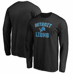 Detroit Lions Victory Arch Long Sleeve T-Shirt - Black - NFL