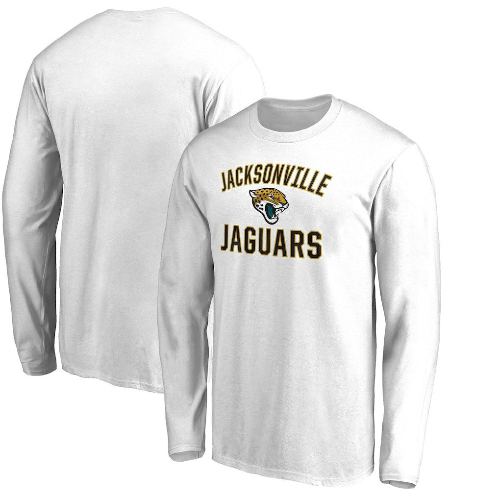 Jacksonville Jaguars Victory Arch Long Sleeve T-Shirt - White - NFL