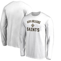 New Orleans Saints Victory Arch Long Sleeve T-Shirt - White - NFL