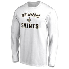 New Orleans Saints Victory Arch Long Sleeve T-Shirt - White - NFL