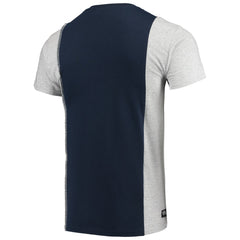 Tennessee Titans Refried Apparel Sustainable Upcycled Split T-Shirt - Navy/Gray - NFL