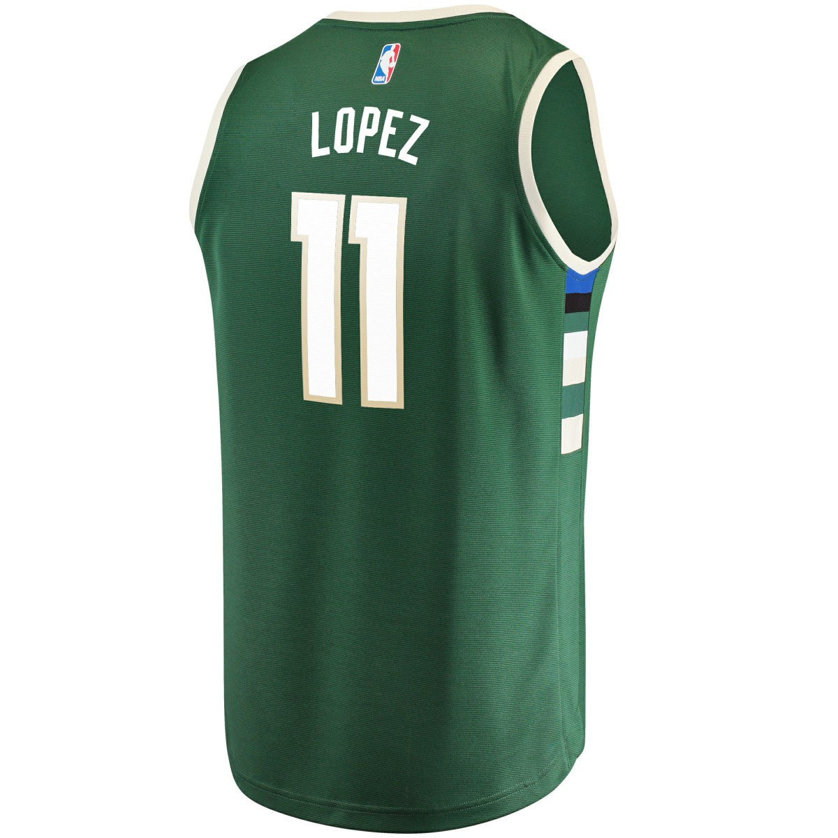 Fanatics Brook Lopez Milwaukee Bucks Fast Break Replica Player Jersey Green Icon Edition