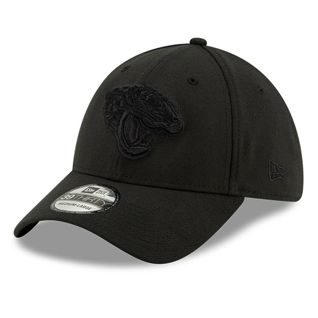 Jacksonville Jaguars New Era Logo 39THIRTY Flex Hat - Black - NFL