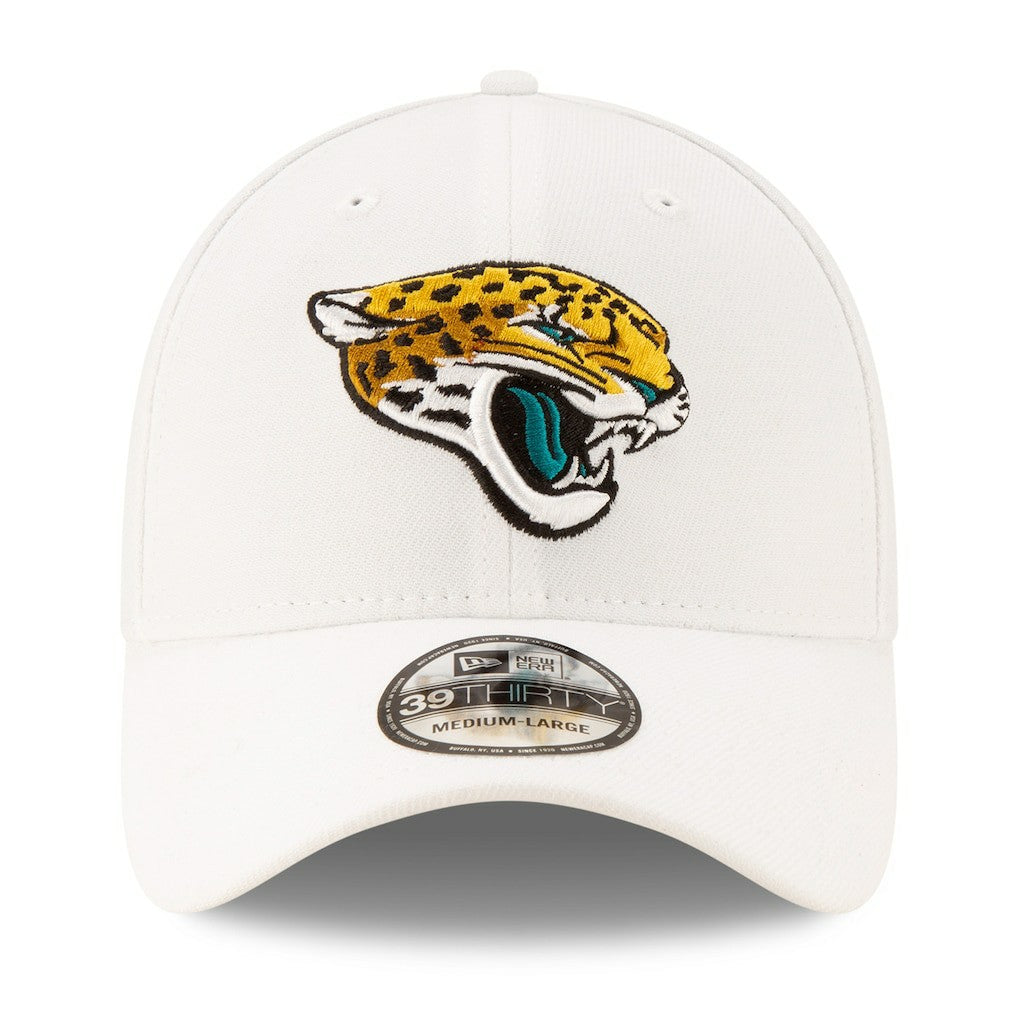 Jacksonville Jaguars New Era Iced 39THIRTY Flex Hat - White - NFL