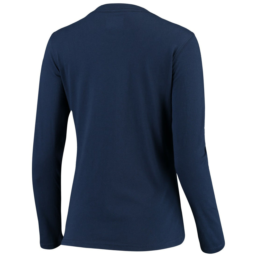 Tennessee Titans G-III 4Her by Carl Banks Women's Post Season Long Sleeve V-Neck T-Shirt - Navy - NFL