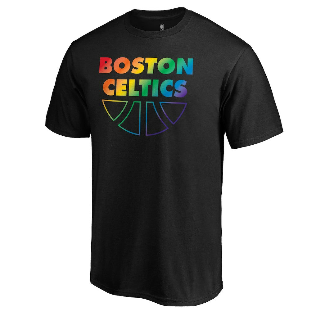 Boston Celtics Team Pride Wordmark T-Shirt Black