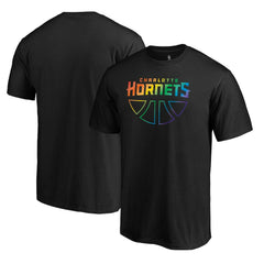 Charlotte Hornets Team Pride Wordmark T-Shirt Black