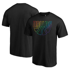 Dallas Mavericks Team Pride Wordmark T-Shirt Black