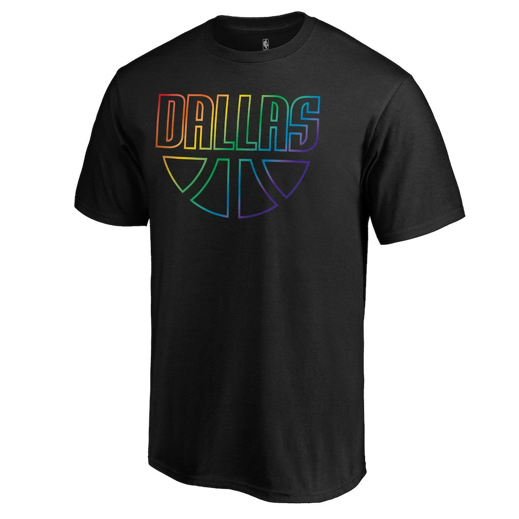 Dallas Mavericks Team Pride Wordmark T-Shirt Black