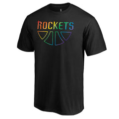 Houston Rockets Team Pride Wordmark T-Shirt Black