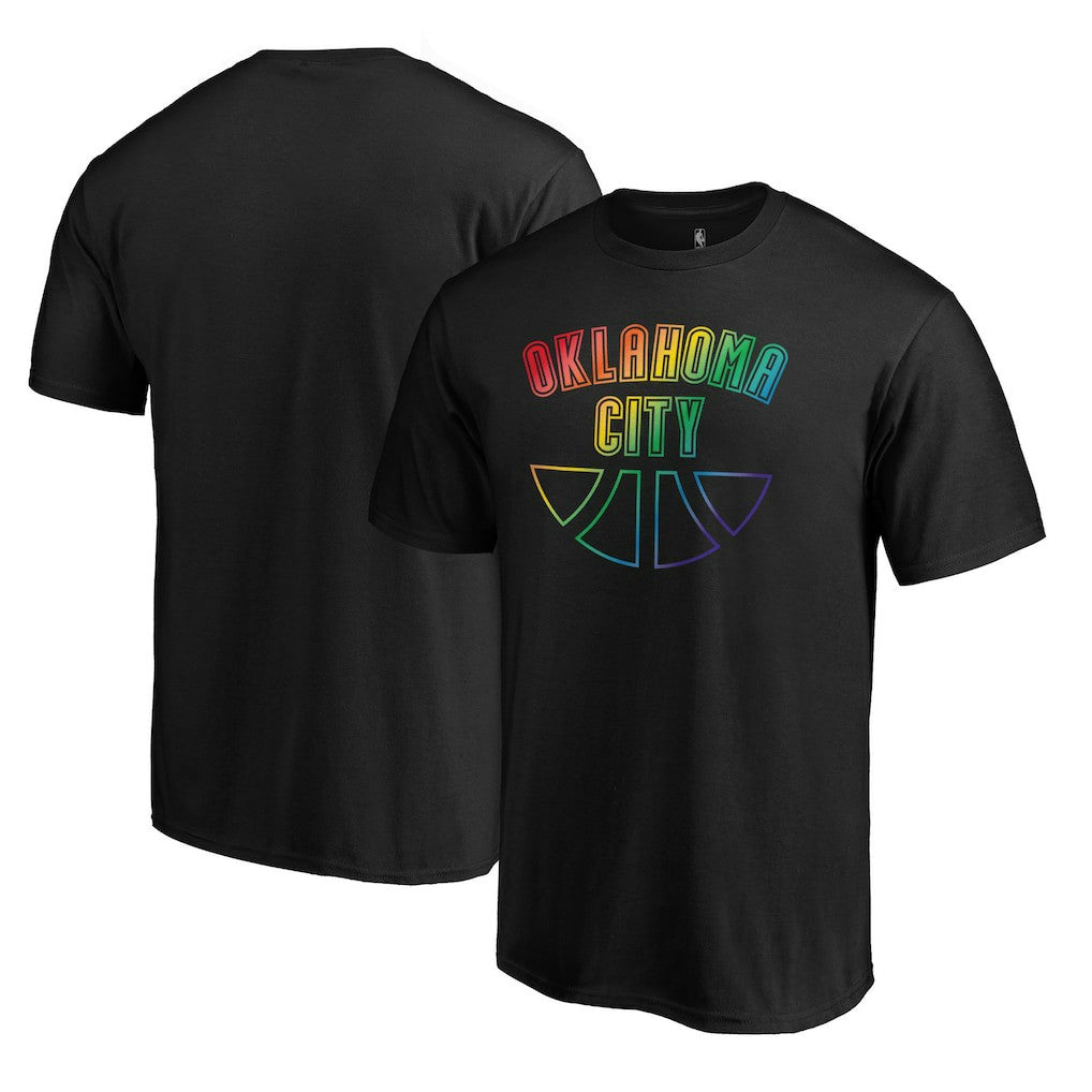 Oklahoma City Thunder Team Pride Wordmark T-Shirt Black