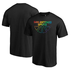 San Antonio Spurs Team Pride Wordmark T-Shirt Black